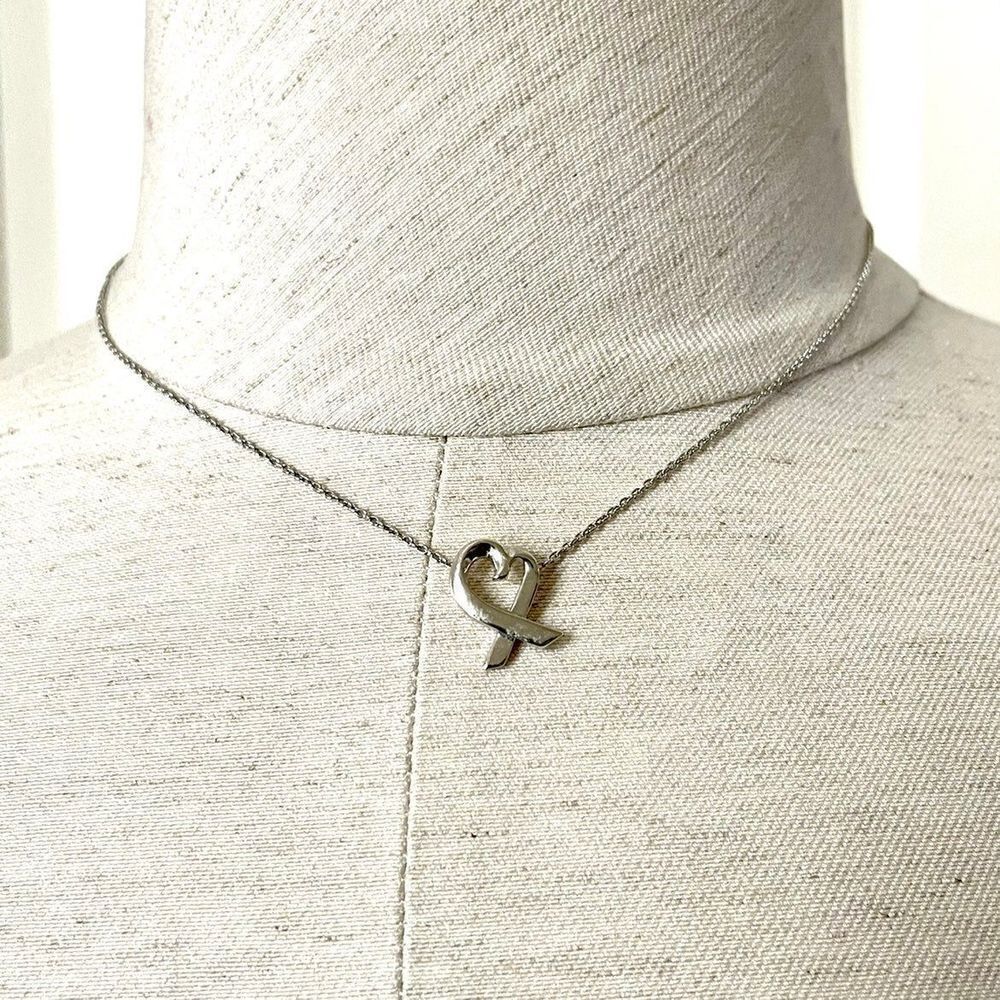 ATI sterling Silver heart necklace